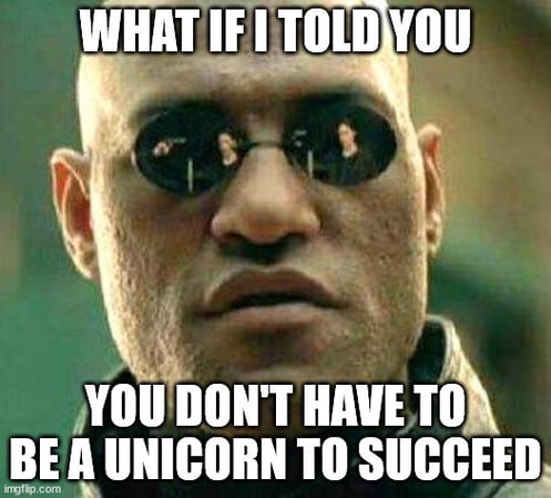 matrix meme unicorn